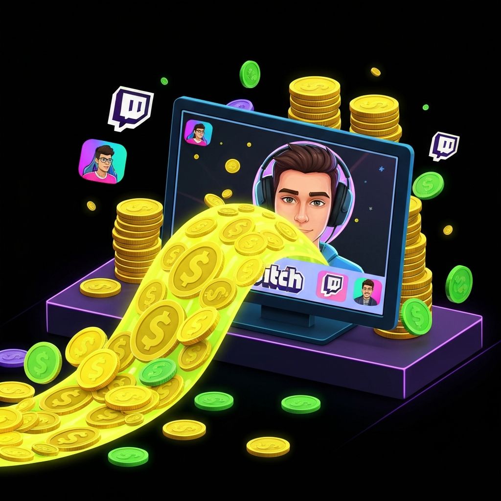 الربح من تويتش - دليل تحقيق الدخل الشامل
